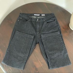 Men’s Recycled Blues W36 L30 Straight Black Jeans